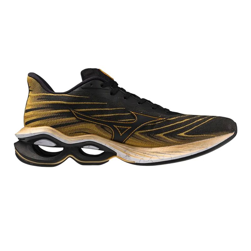 tenis-mizuno-wave-creation-25-anniversary-masculino-preto-dourado