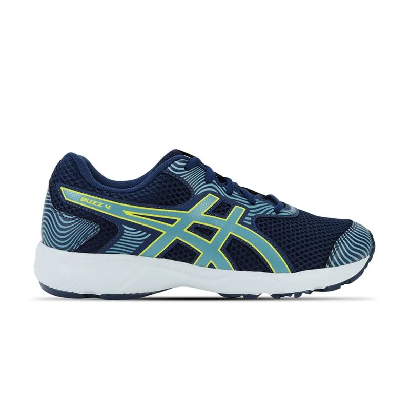 tenis-asics-buzz-4-infantil-marinho