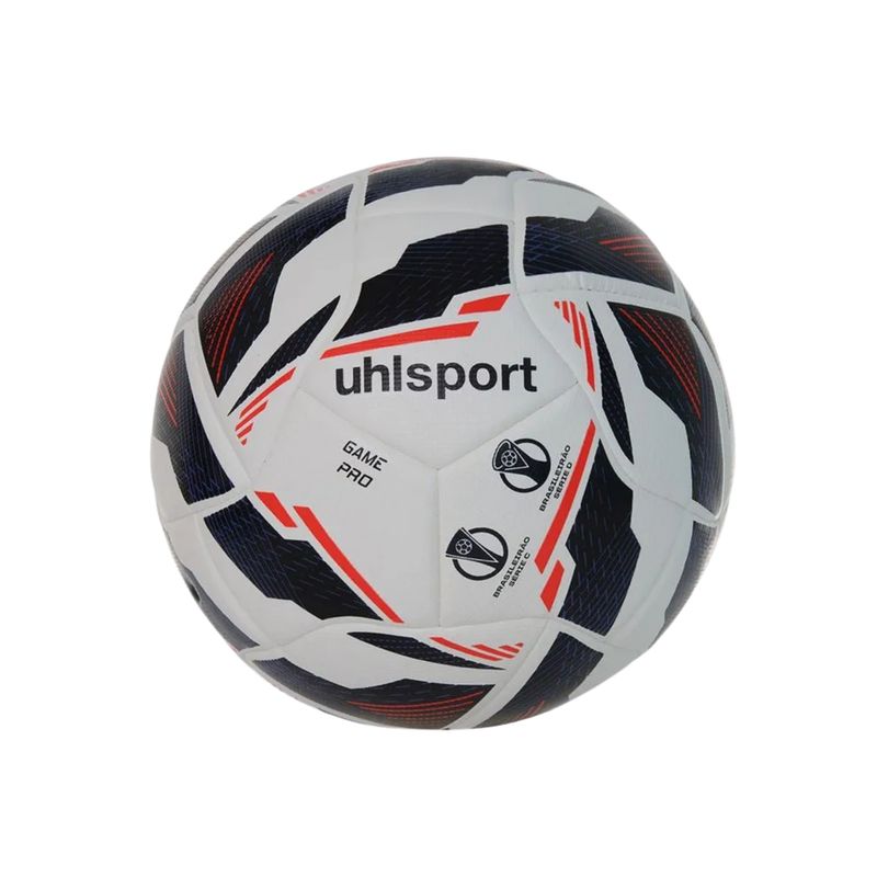bola-campo-uhlsport-game-pro-brasileirao-serie-c-d-unissex-branca-preta