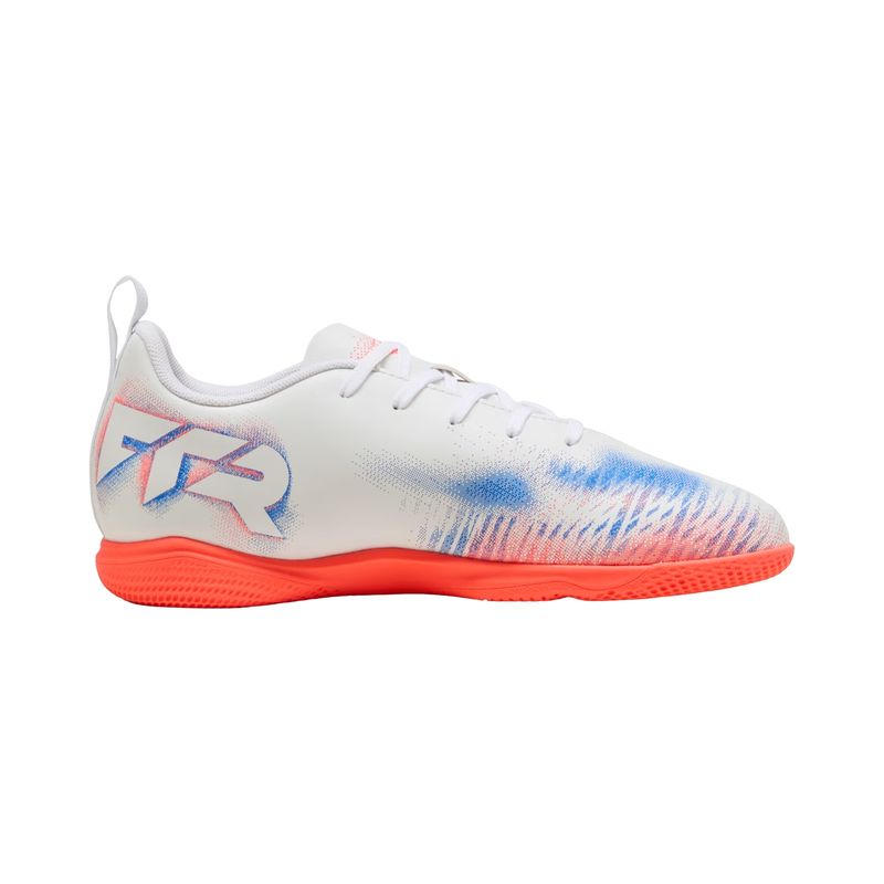 chuteira-futsal-puma-future-8-play-it-infantil-branca-coral