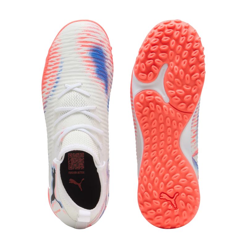 chuteira-society-puma-future-8-match-mid-tt-infantil-branca-coral
