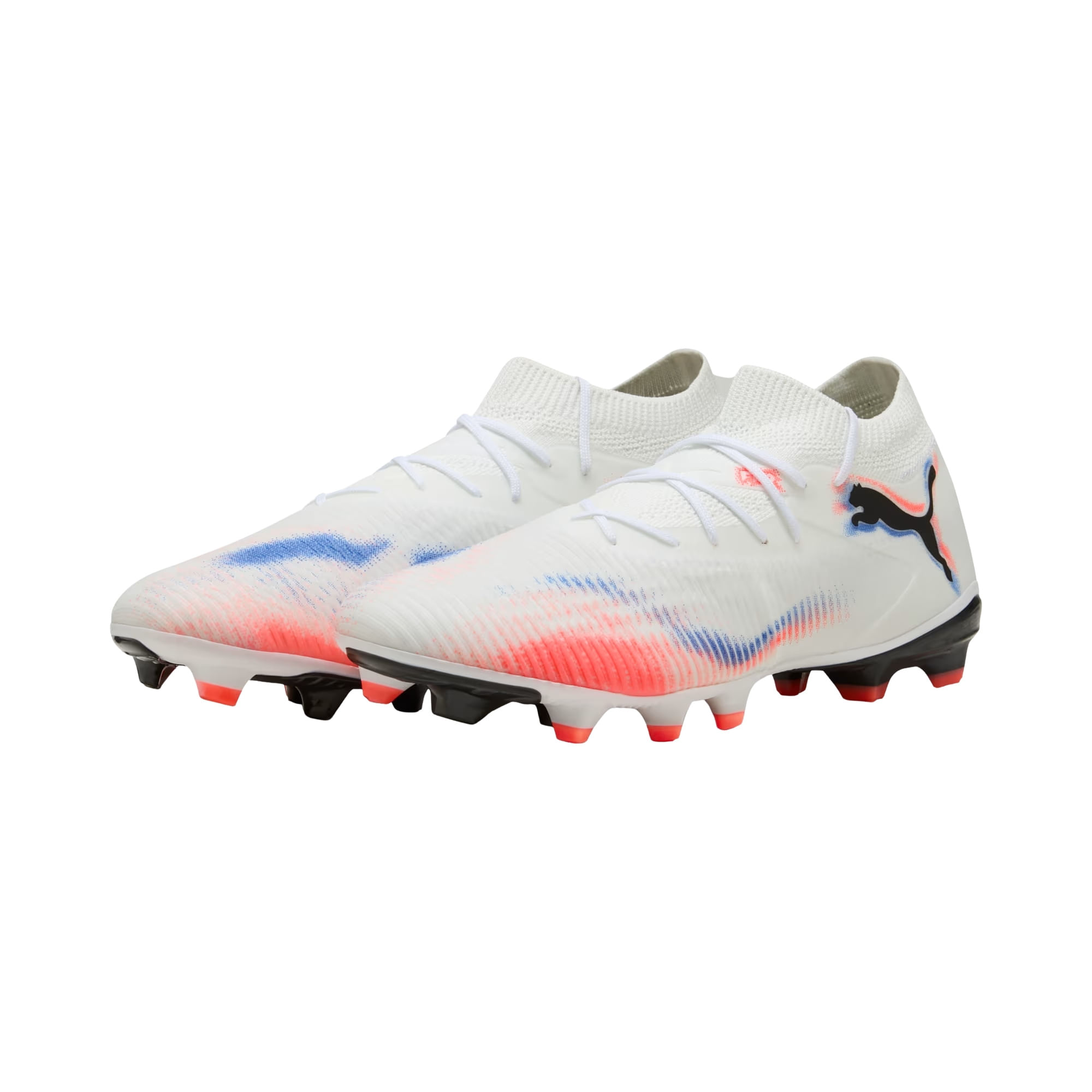 Puma フューチャー Chuteira Campo Puma Future 8 Match Fg/Ag Unissex - Branca - Bayard