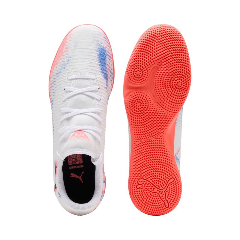 chuteira-futsal-puma-future-8-play-it-unissex-branca-coral