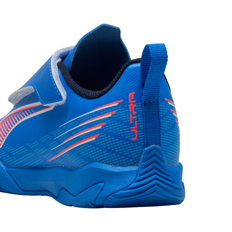 chuteira-futsal-puma-ultra-6-play-velcro-it-infantil-azul
