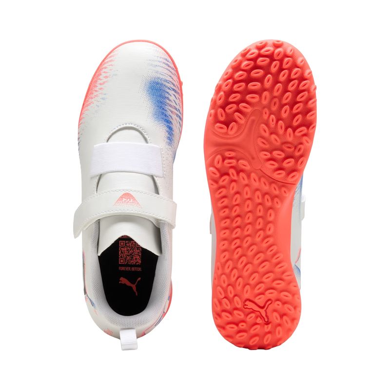 chuteira-society-puma-future-8-play-velcro-tt-infantil-banca-coral