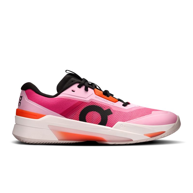 tênis-on-running-the-roger-pro-fire-masculino-rosa-laranja