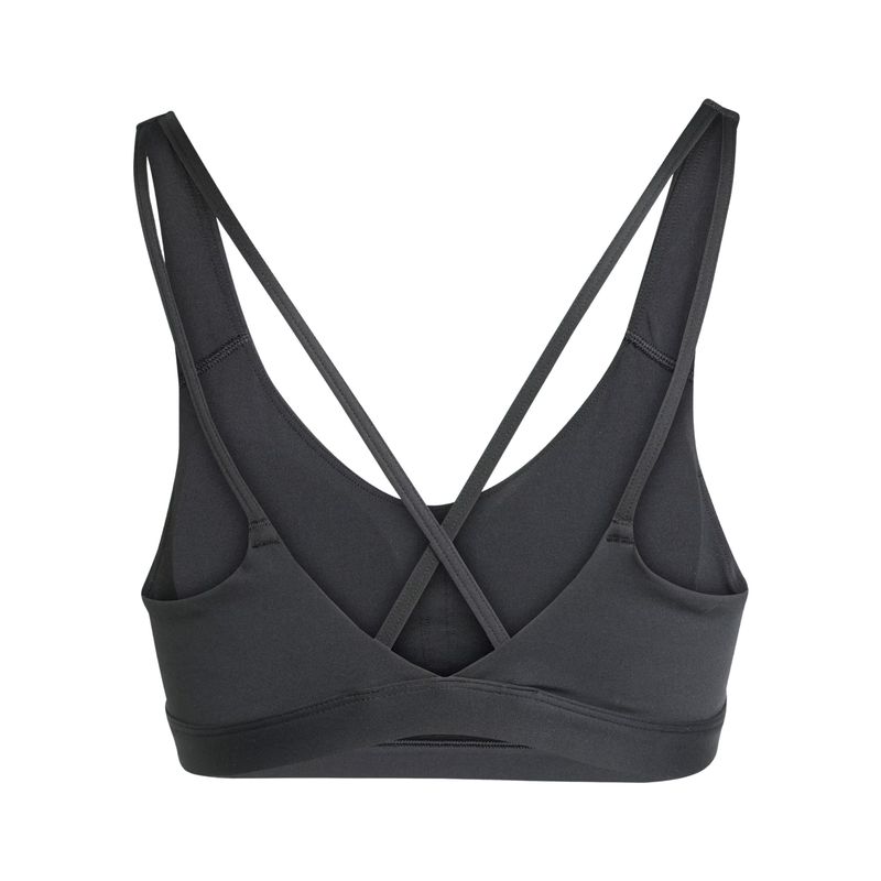 top-adidas-all-me-essentials-suporte-medio-feminino-preto