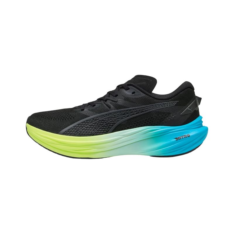 tênis-puma-deviate-nitro-3-masculino-preto-verde