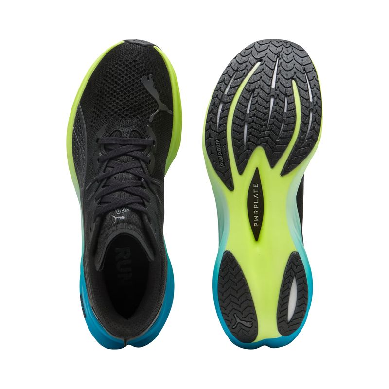 tênis-puma-deviate-nitro-3-masculino-preto-verde