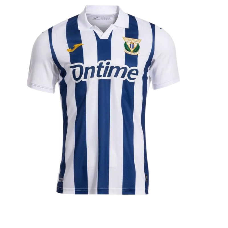 camisa-leganes-i-home-25-26-joma-infantil-branca-azul