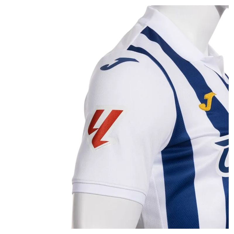 camisa-leganes-i-home-25-26-joma-infantil-branca-azul
