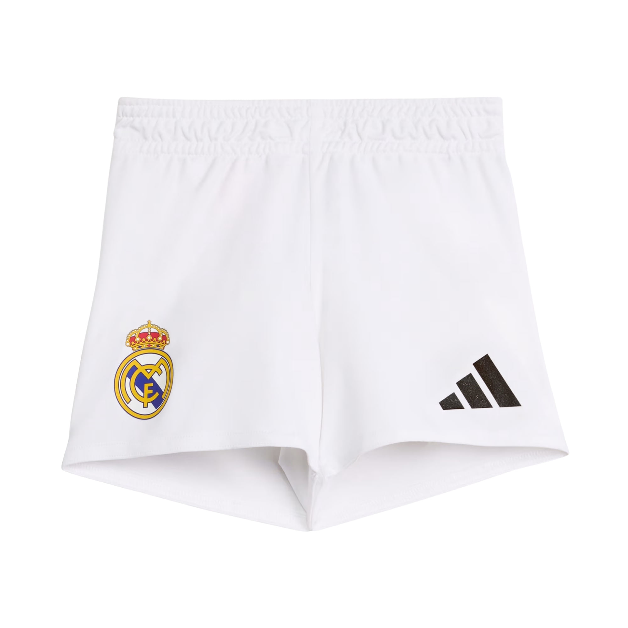 Encontraproduto.com.br - Conjunto Real Madrid I 25/26 Adidas Baby Infantil - Branco