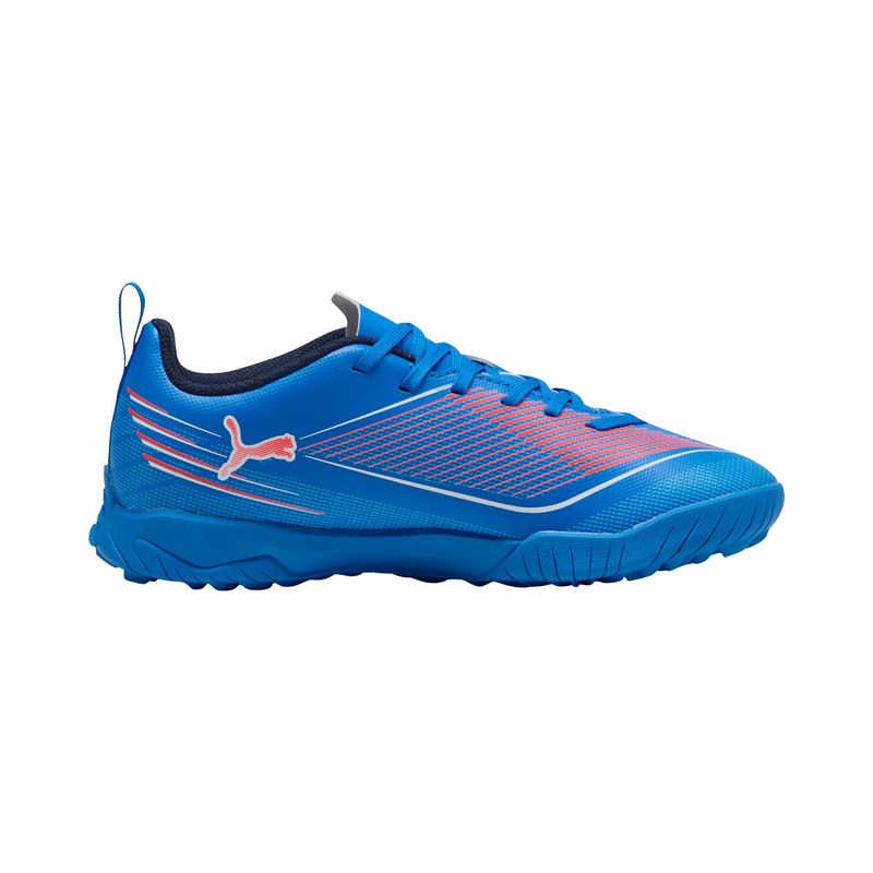 chuteira-society-puma-ultra-6-play-tt-infantil-azul