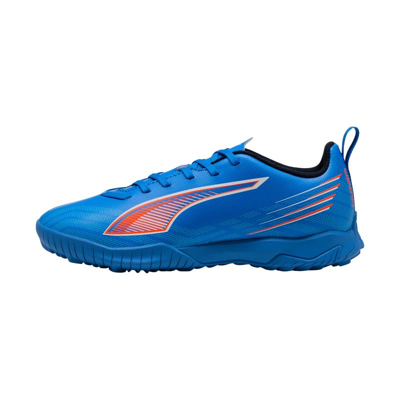 chuteira-society-puma-ultra-6-play-tt-infantil-azul