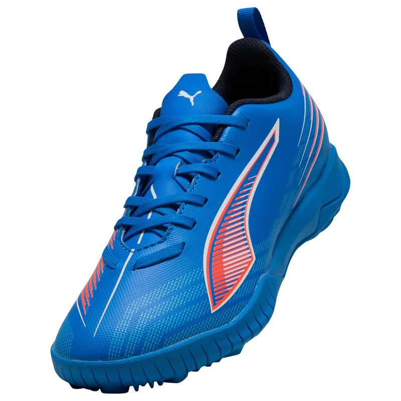 chuteira-society-puma-ultra-6-play-tt-infantil-azul