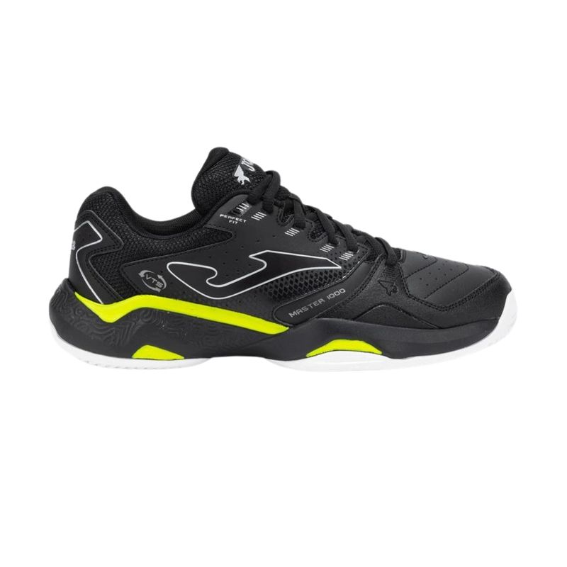 tenis-joma-master-1000-saibro-m-asculino-preto-amarelo