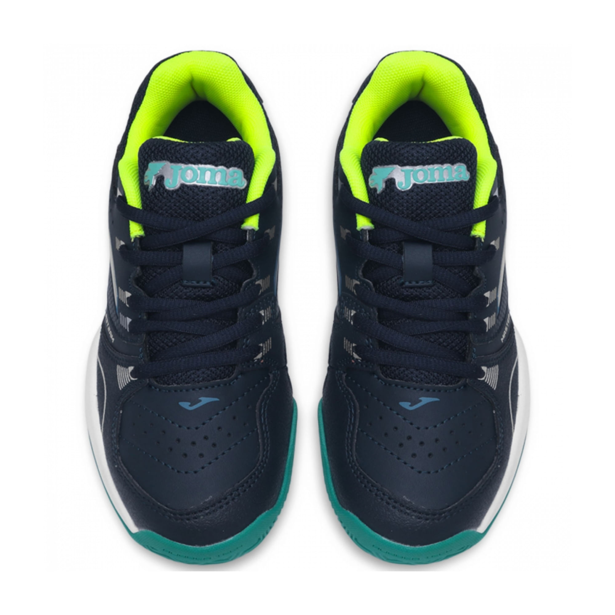 Encontraproduto.com.br - Tênis Joma Master 1000 Saibro Infantil - Azul Marinho/Verde