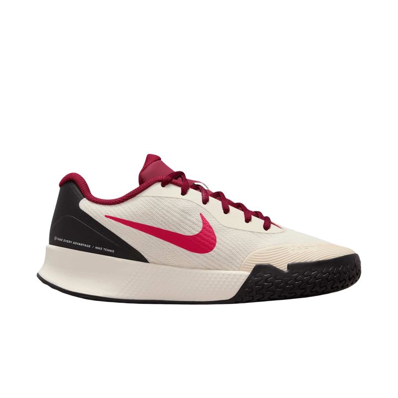 tênis-nike-vapor-lite-3-feminino-bege-vinho