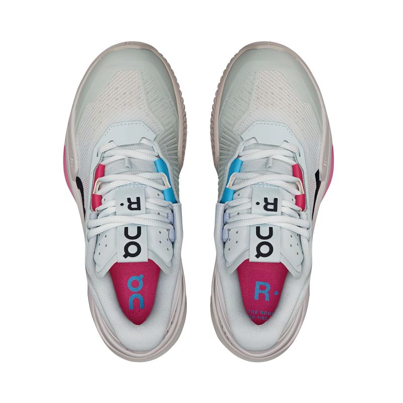 tenis-on-running-the-roger-pro-fire-clay-feminino---azul--rosa