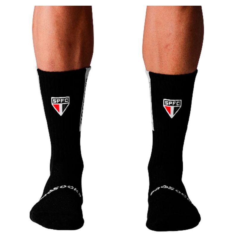 meia são paulo prosocks ultragrip unissex - preta