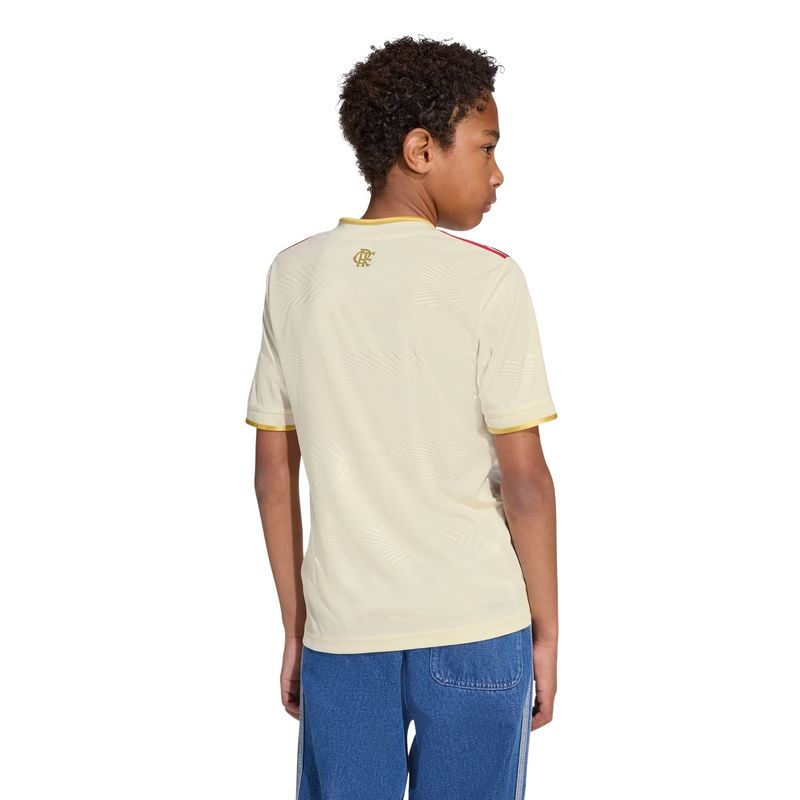 camisa-flamengo-iii-25-26-adidas-infantil-bege