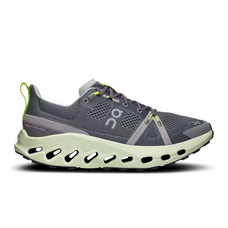 tenis-on-running-cloudsurfer-trail-masculino-grafite-verde