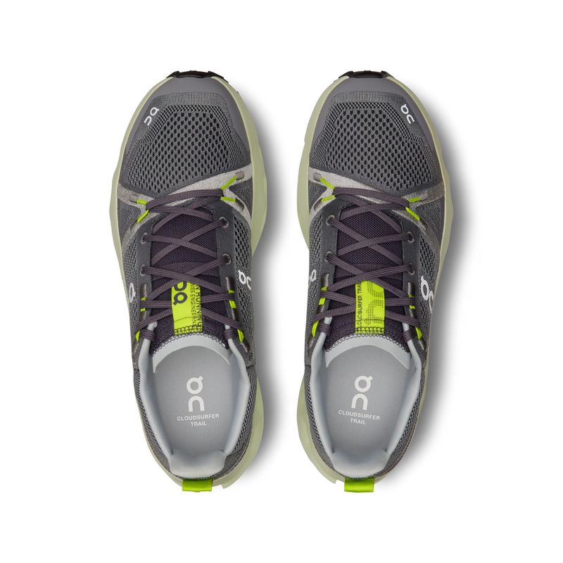 tenis-on-running-cloudsurfer-trail-masculino-grafite-verde