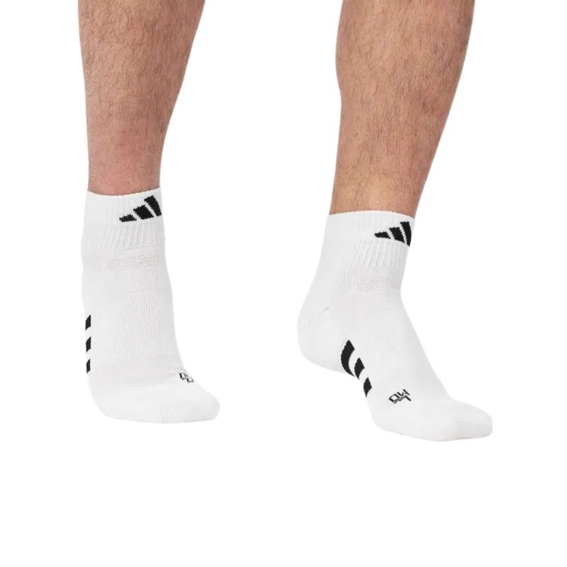 kit-meia-adidas-performace-cano-médio-3-pares-unissex-branca