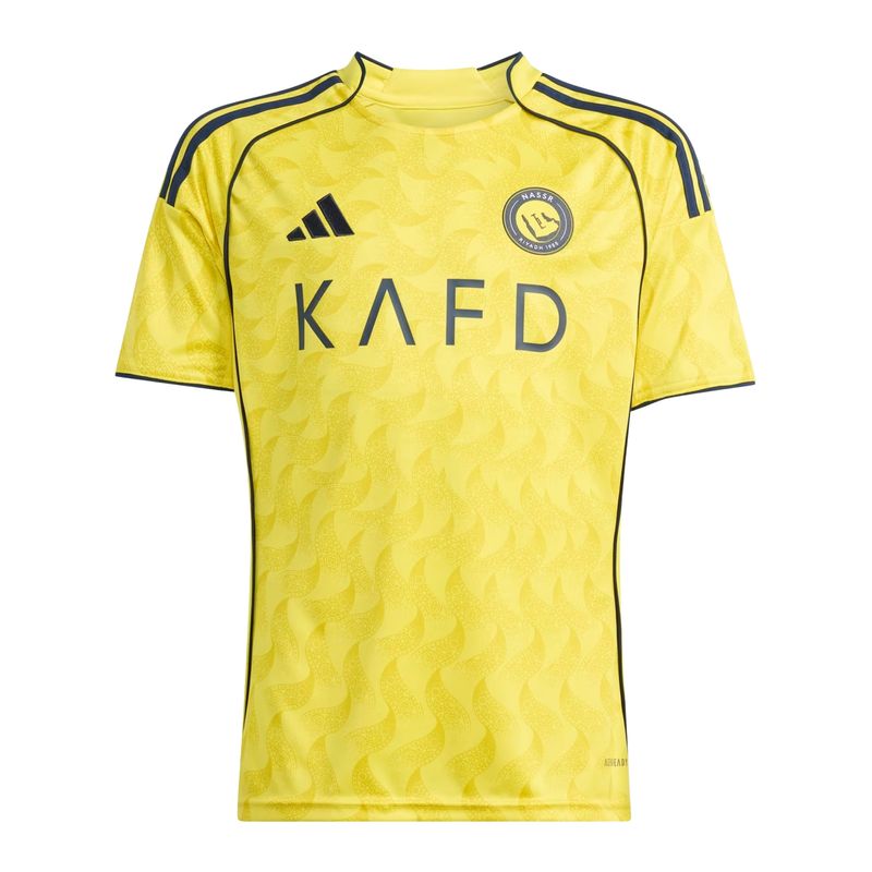 camisa-al-nassr-fc-i-25/26-adidas-cr7-infantil-amarela