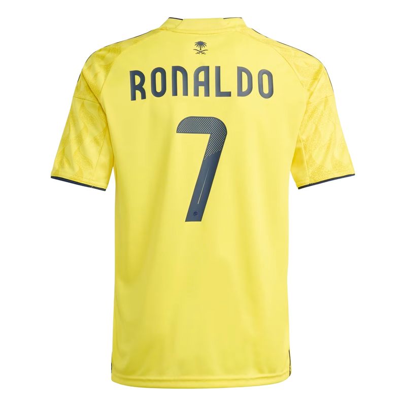 camisa-al-nassr-fc-i-25/26-adidas-cr7-infantil-amarela