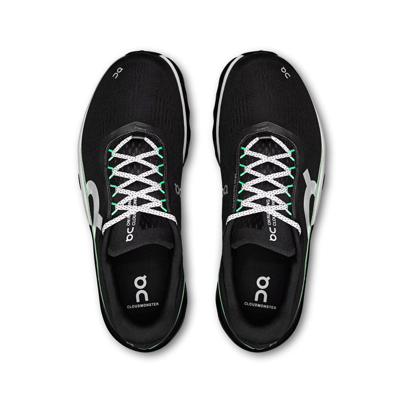 tênis-on-running-cloudmonster-2-masculino-preto-verde