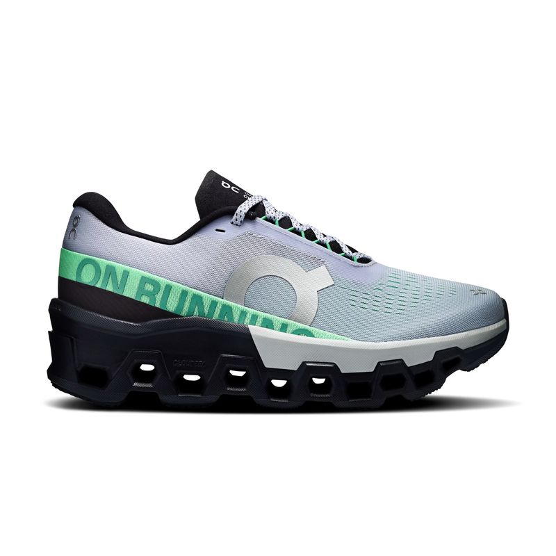 tênis-on-running-cloudmonster-2-feminino-cinza-verde