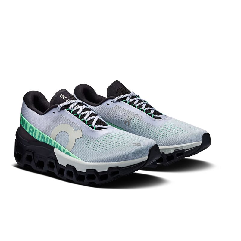 tênis-on-running-cloudmonster-2-feminino-cinza-verde