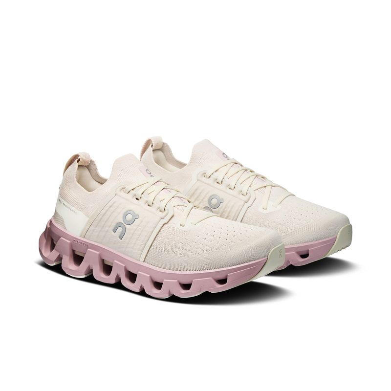 tênis-on-running-cloudswift-4-feminino-bege-rosa