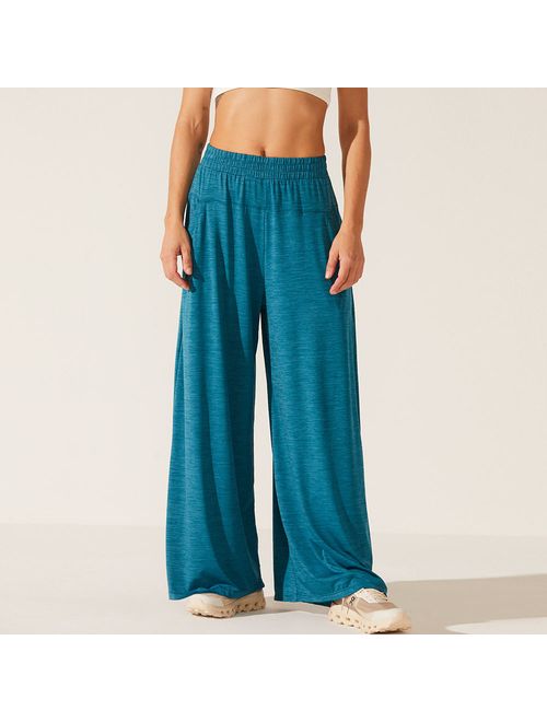 Calça Fitness Pantalona Petróleo Alba II