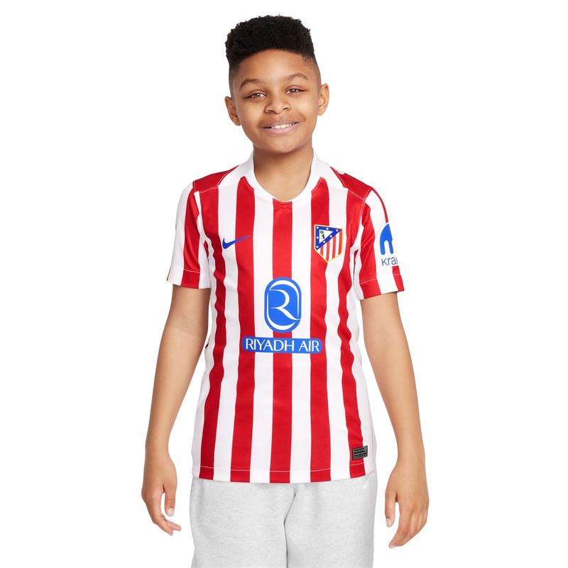 camisa-atlético-de-madrid-i-25-26-nike-torcedor-pro-infantil-vermelha-branca