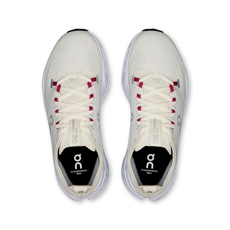 tênis-on-running-cloudsurfer-max-feminino-bege