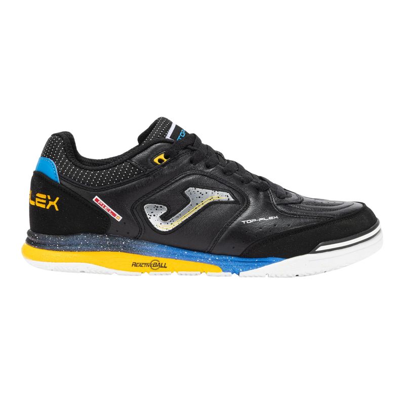 chuteira-futsal-joma-top-flex-rebound-25-masculina-preta-amarela