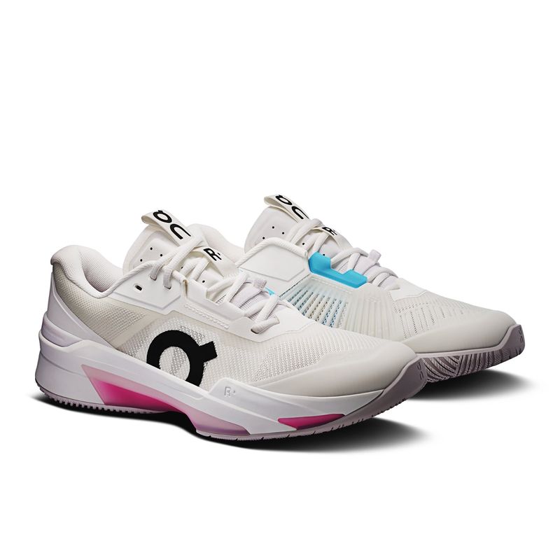 tênis-on-running-the-roger-pro-fire-masculino-branco-rosa