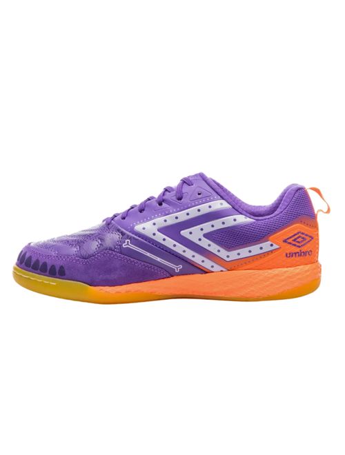 Chuteira Futsal Umbro Pro 5 Bump Dia De Los Muertos Masculina - Roxa/Laranja