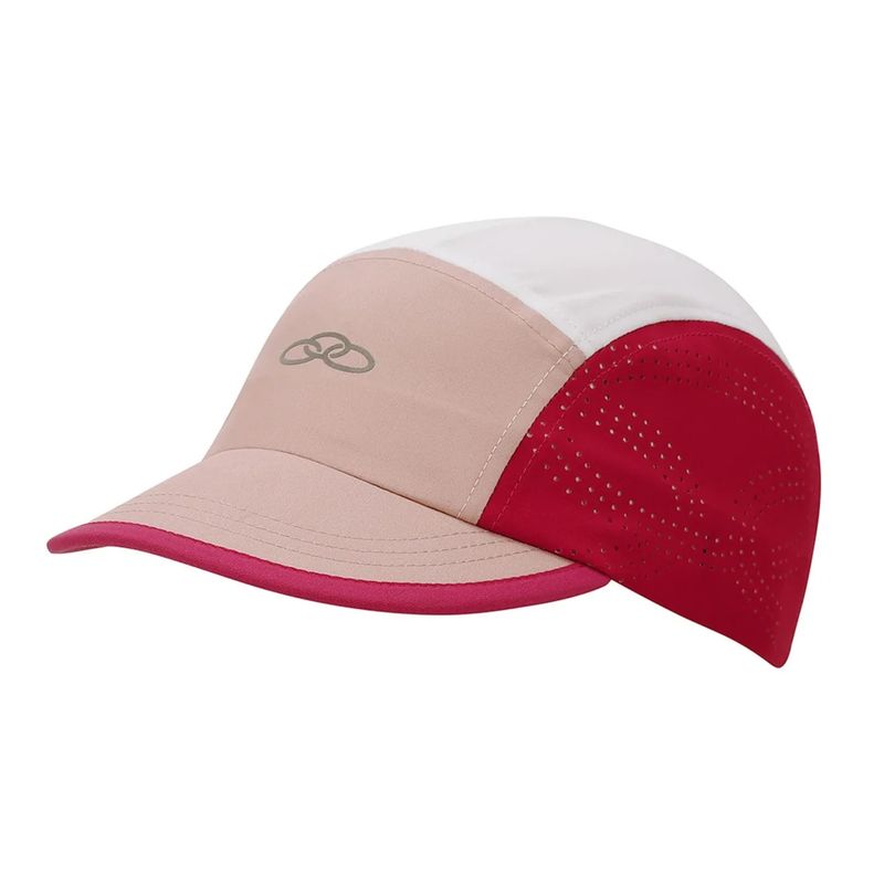 boné-olympikus-running-corre-unissex-rosa-branco