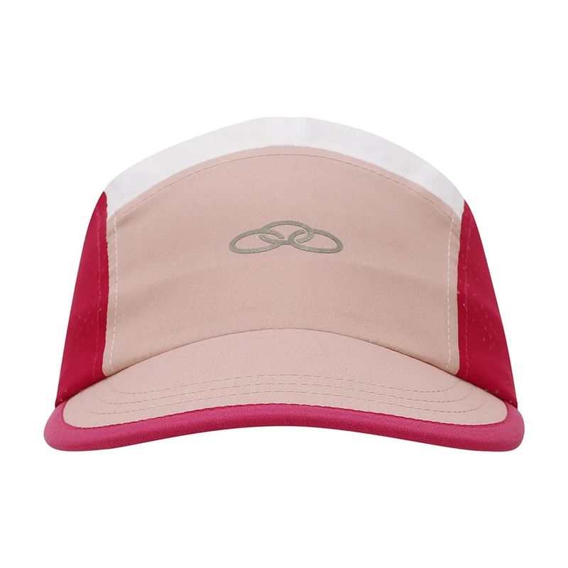 boné-olympikus-running-corre-unissex-rosa-branco