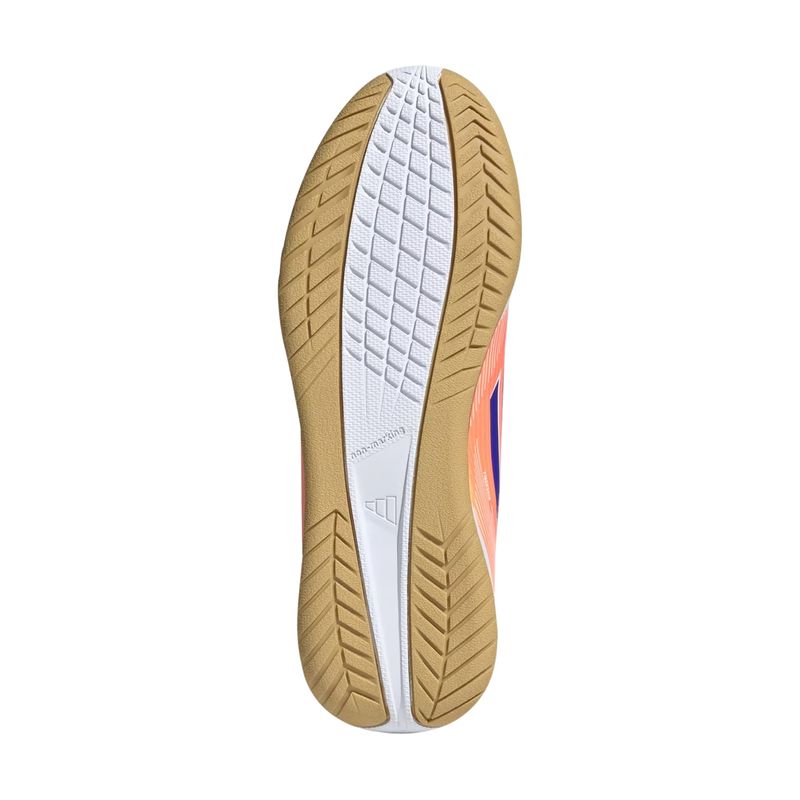 chuteira futsal adidas f50 club infantil - laranja