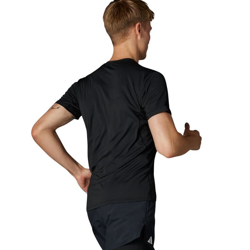 camiseta adidas adizero essentials masculina - preta