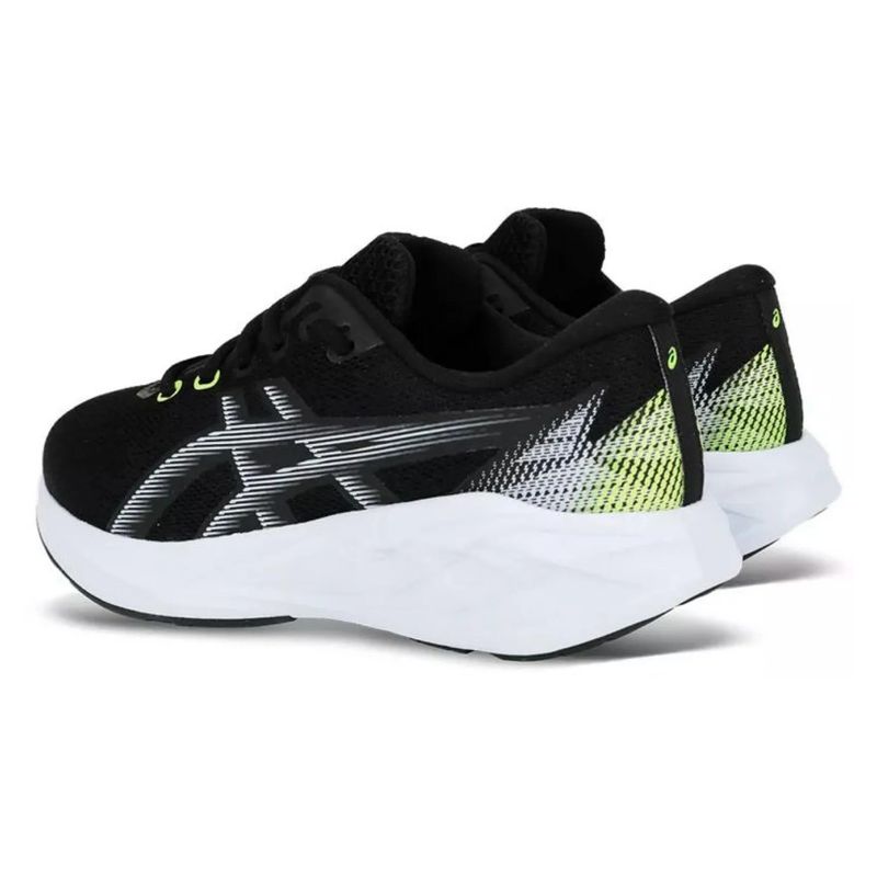 tênis asics novablast 5 gs infantil - preto