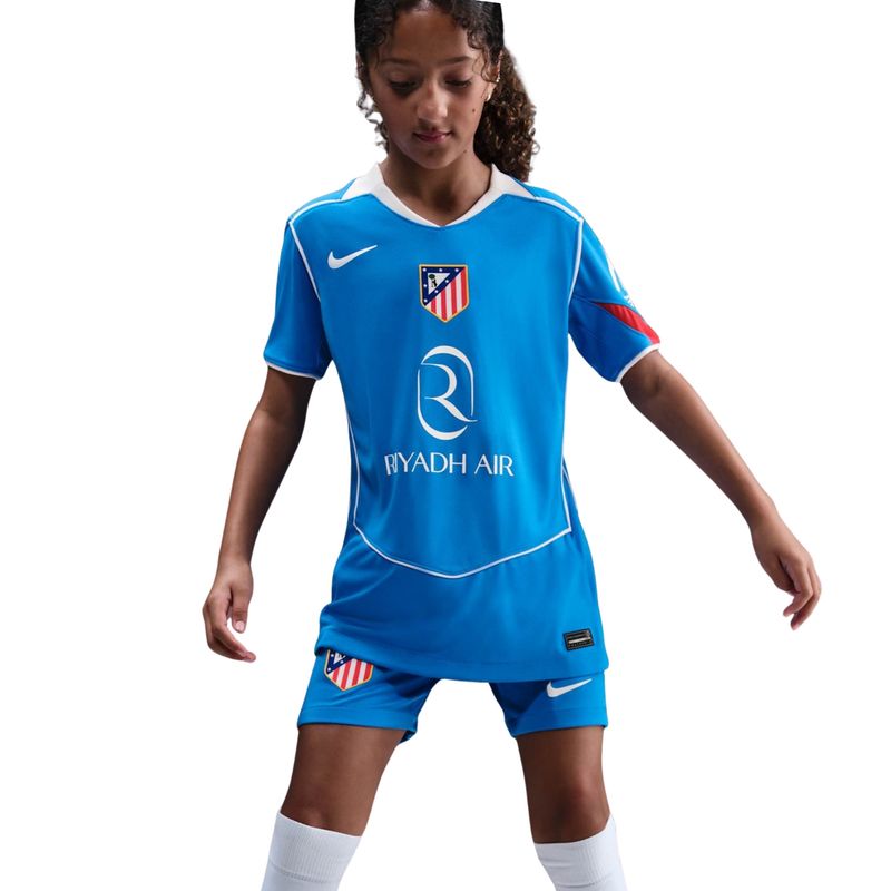 camisa-atlético-de-madrid-iii-25-26-nike-total-90-torcedor-pro-infantil-azul