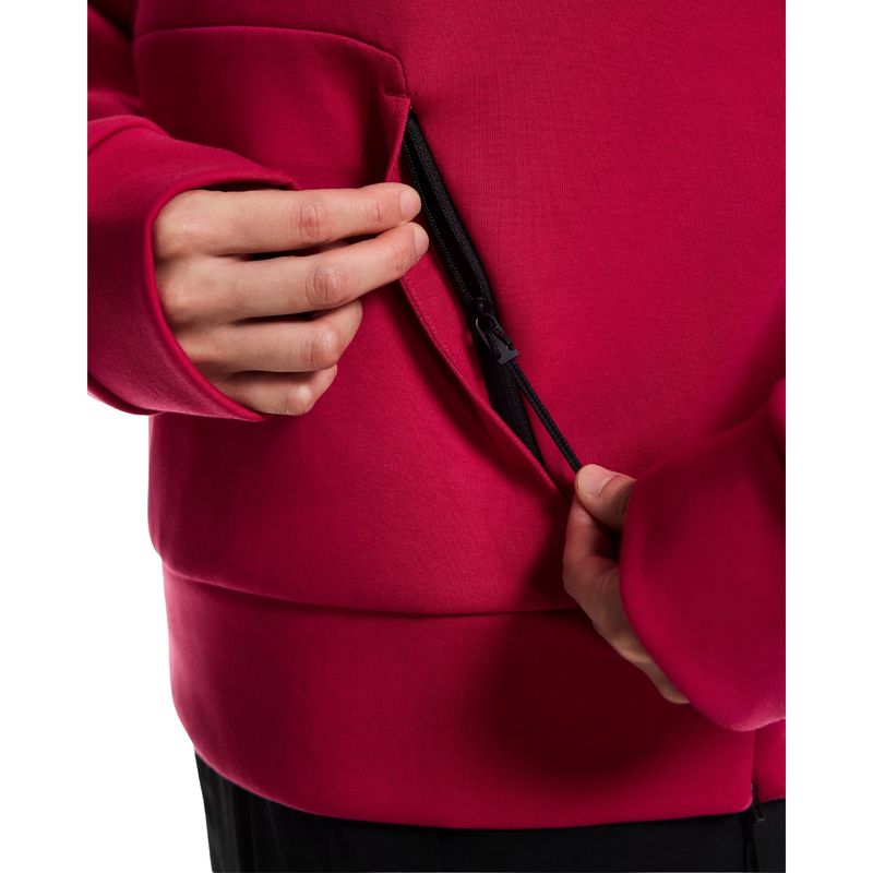 blusão-on-running-focus-tech-hoodie-feminino-rosa