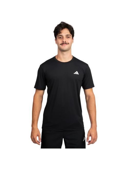 Camiseta Adidas Own The Run 3 Listras Masculina - Preta