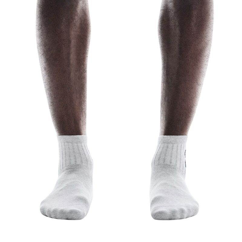 kit-meia-on-running-logo-sock-mid-3-pares-unissex-cinza