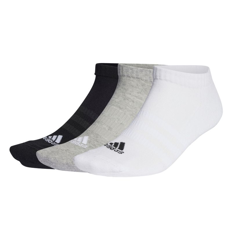 Kit Meia Adidas Cano Baixo 3 Pares Unissex - Multicolor